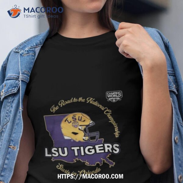 2023 Camping World Kickoff Louisiana State Schedule Shirt