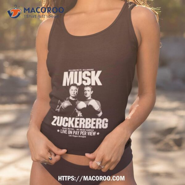 2023 Elon Musk Vs Mark Zuckerberg Live On Pay Per View Shirt