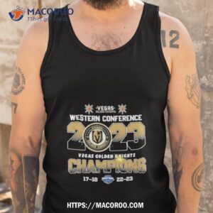 2023 western conference champions vegas golden knights shirt tank top