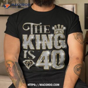 40th Birthday Decorations 1983 The King Is 40 Shirt