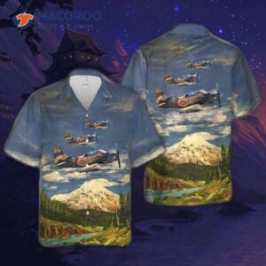 A-1e Skyraider In Rvnaf Colors Hawaiian Shirt