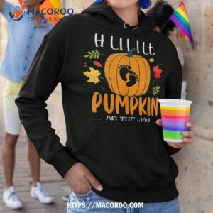 A Little Pumpkin On The Way Pregnancy Announcet Halloween Shirt