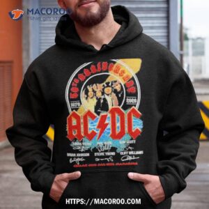 Ac Dc Band 50th Anniversary 1979 2023 Thank You For The Memories Lighshirt