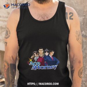 ace attorney logo shirt tank top