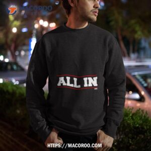 aew all in logo design shirt sweatshirt