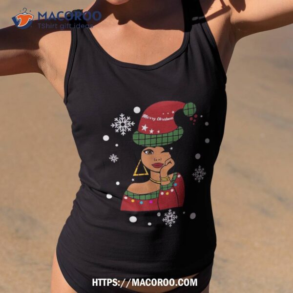 African American Christmas Santa Claus Shirt