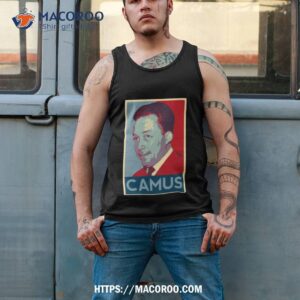 albert camus poster shirt tank top 2