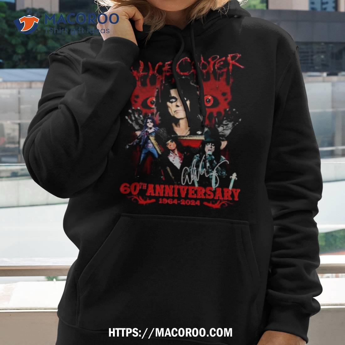 Alice Cooper 60th Anniversary 1964 – 2024 Signature Shirt Alice Cooper 60th Anniversary 1964 – 2024 Signature Shirt