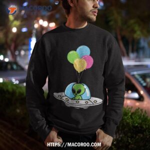 alien spaceship balloons funny extra terrestrial uav shirt amazon gift ideas for dad sweatshirt