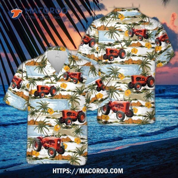 Allis Chalmers Wf Tractor Hawaiian Shirt