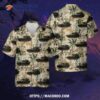 Alvis Scorpion Of The British Army With Typical Otan Camouflage, 1975 Hawaiian Shirt