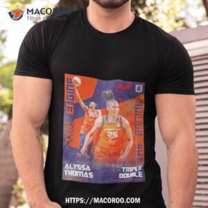 Alyssa Thomas Connecticut Sun 2023 Triple Double Wnba All Time Leader Shirt