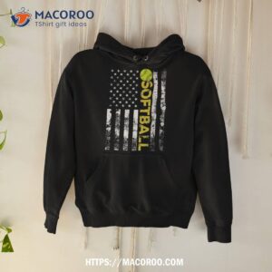 american flag softball team gift shirt gift ideas for older dad hoodie