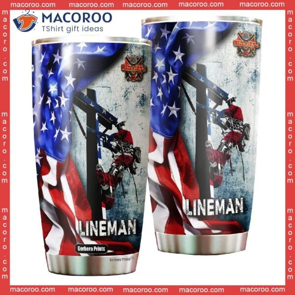 American Lineman Stainless Steel Tumbler