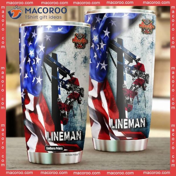 American Lineman Stainless Steel Tumbler