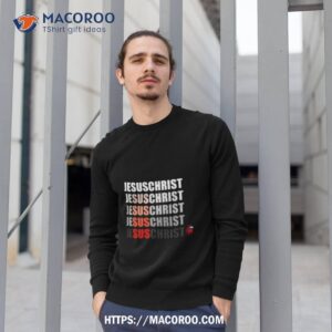 among us jesus christ sus shirt sweatshirt 1