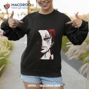 anime one piece shanks design shirt sweatshirt
