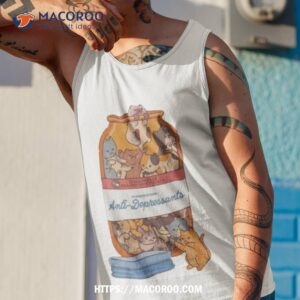 anti depressants cats shirt tank top 1