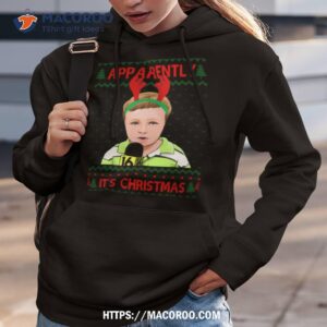 apparently kid meme funny christmas jumper shirt hoodie 3