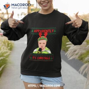 apparently kid meme funny christmas jumper shirt sweatshirt 1