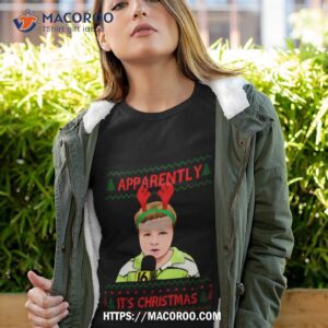 Apparently Kid Meme Funny Christmas Jumper Shirt