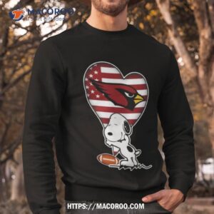 arizona cardinals nfl football the peanuts movie adorable snoopy shirt sweatshirt