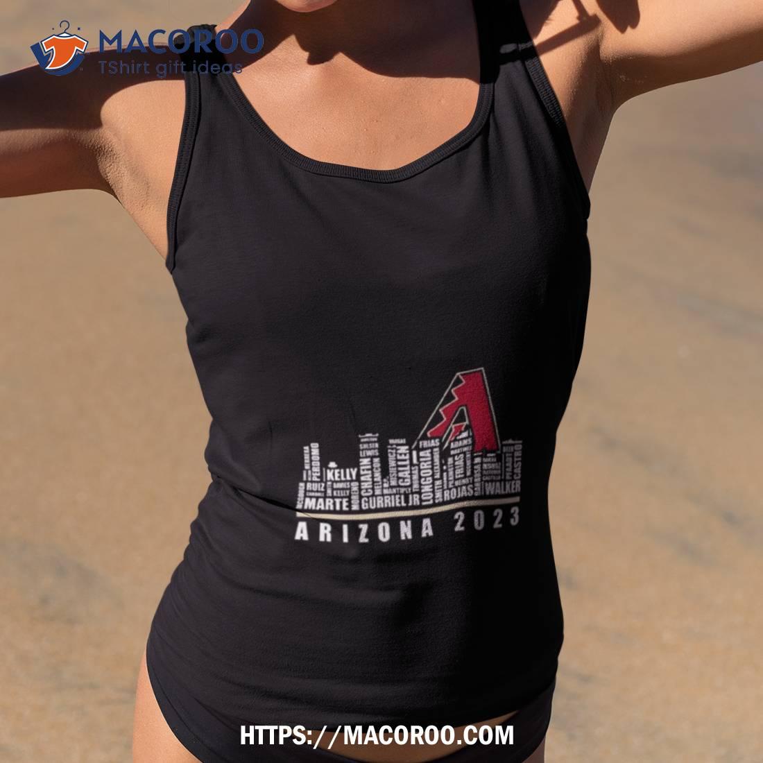 Arizona Diamondbacks 2023 Season Team Players Names In City Shirt Arizona Diamondbacks 2023 Season Team Players Names In City Shirt
