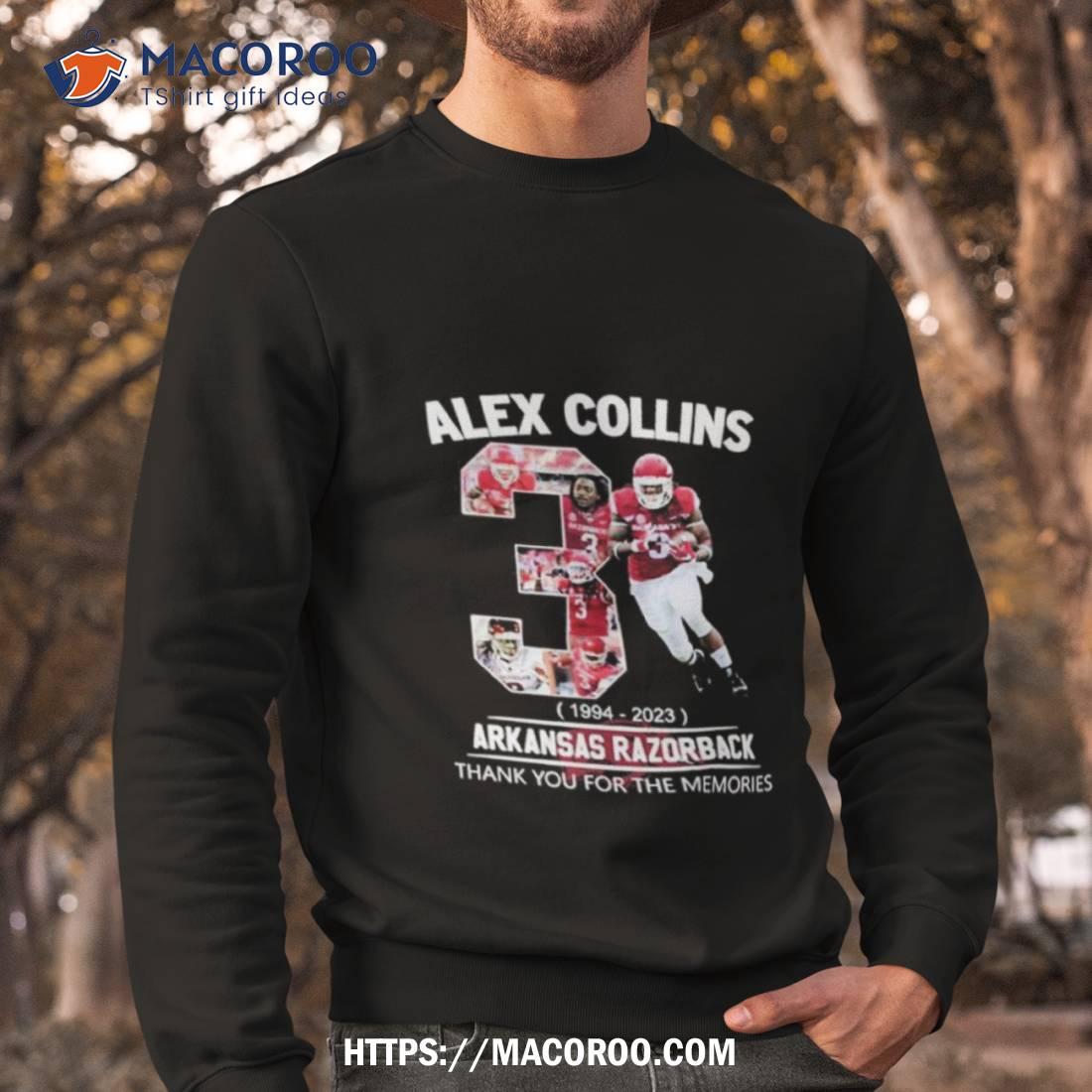 Arkansas Razorbacks – Alex Collins 1994 – 2023 Unisex Shirt Arkansas Razorbacks – Alex Collins 1994 – 2023 Unisex Shirt