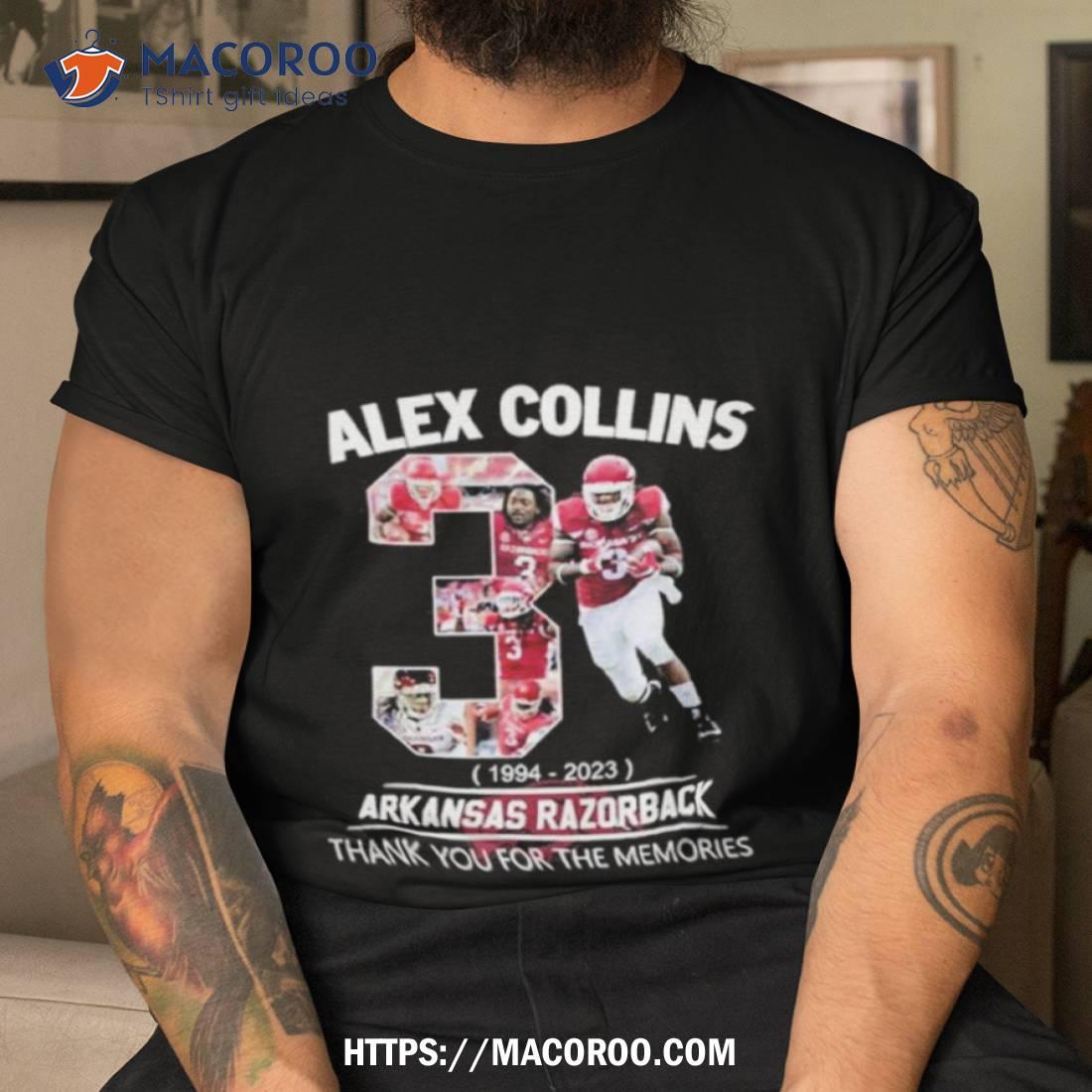 Arkansas Razorbacks – Alex Collins 1994 – 2023 Unisex Shirt Arkansas Razorbacks – Alex Collins 1994 – 2023 Unisex Shirt