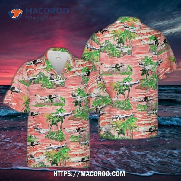 Army Beechcraft C-12 Huron Hawaiian Shirt