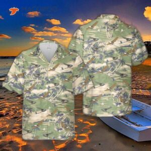 Army Rq-11b Raven Hawaiian Shirt