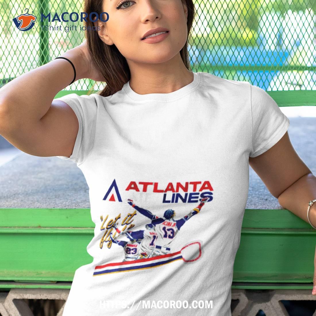 Atlanta Airlines Let It Fly Atlanta Braves shirt - Dalatshirt