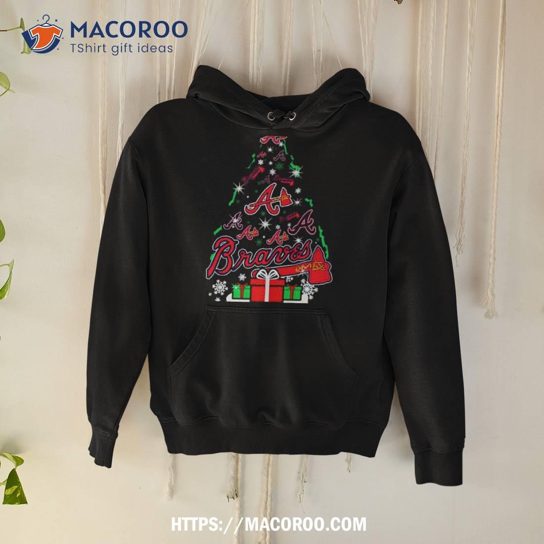 Atlanta Braves Santa Tree Christmas 2023 Shirt Atlanta Braves Santa Tree Christmas 2023 Shirt