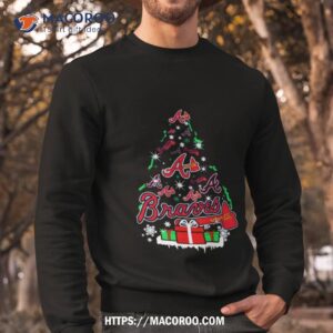 Atlanta Braves Santa Tree Christmas 2023 Shirt 2 atlanta braves santa tree christmas 2023 shirt sweatshirt