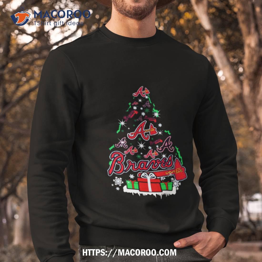 Atlanta Braves Santa Tree Christmas 2023 Shirt Atlanta Braves Santa Tree Christmas 2023 Shirt