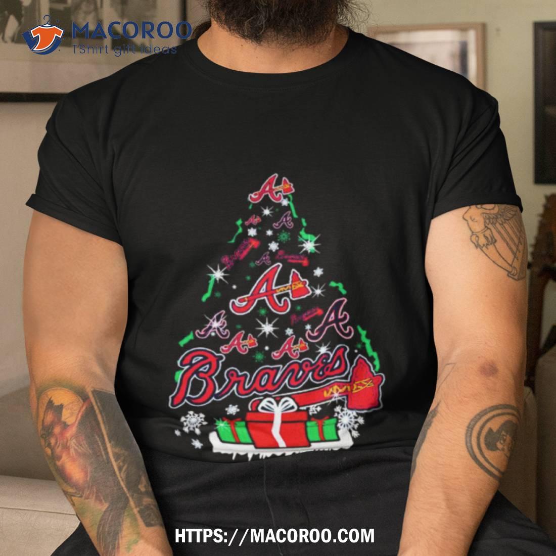 Atlanta Braves Santa Tree Christmas 2023 Shirt Atlanta Braves Santa Tree Christmas 2023 Shirt