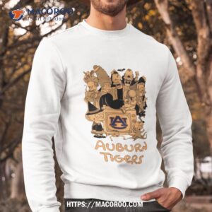 auburn tigers the simpsons halloween shirt sweatshirt