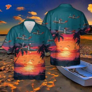 Augusta Westland Aw-609 Hawaiian Shirt