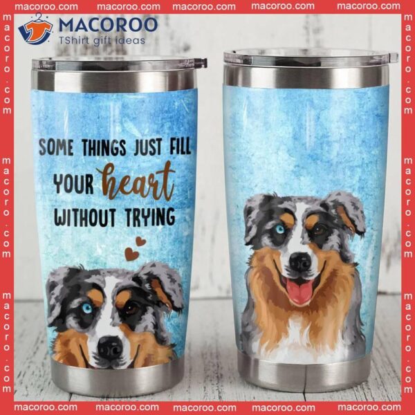 Australian Shepherd Stainless Steel Tumbler