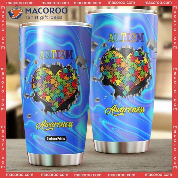 Autism Awareness Steel Tumbler