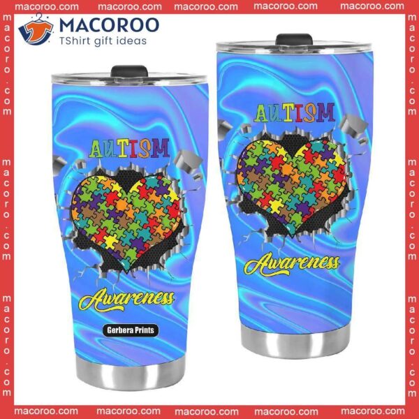 Autism Awareness Steel Tumbler