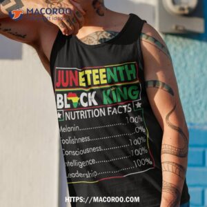 awesome juneteenth black king melanin fathers day boys shirt tank top 1