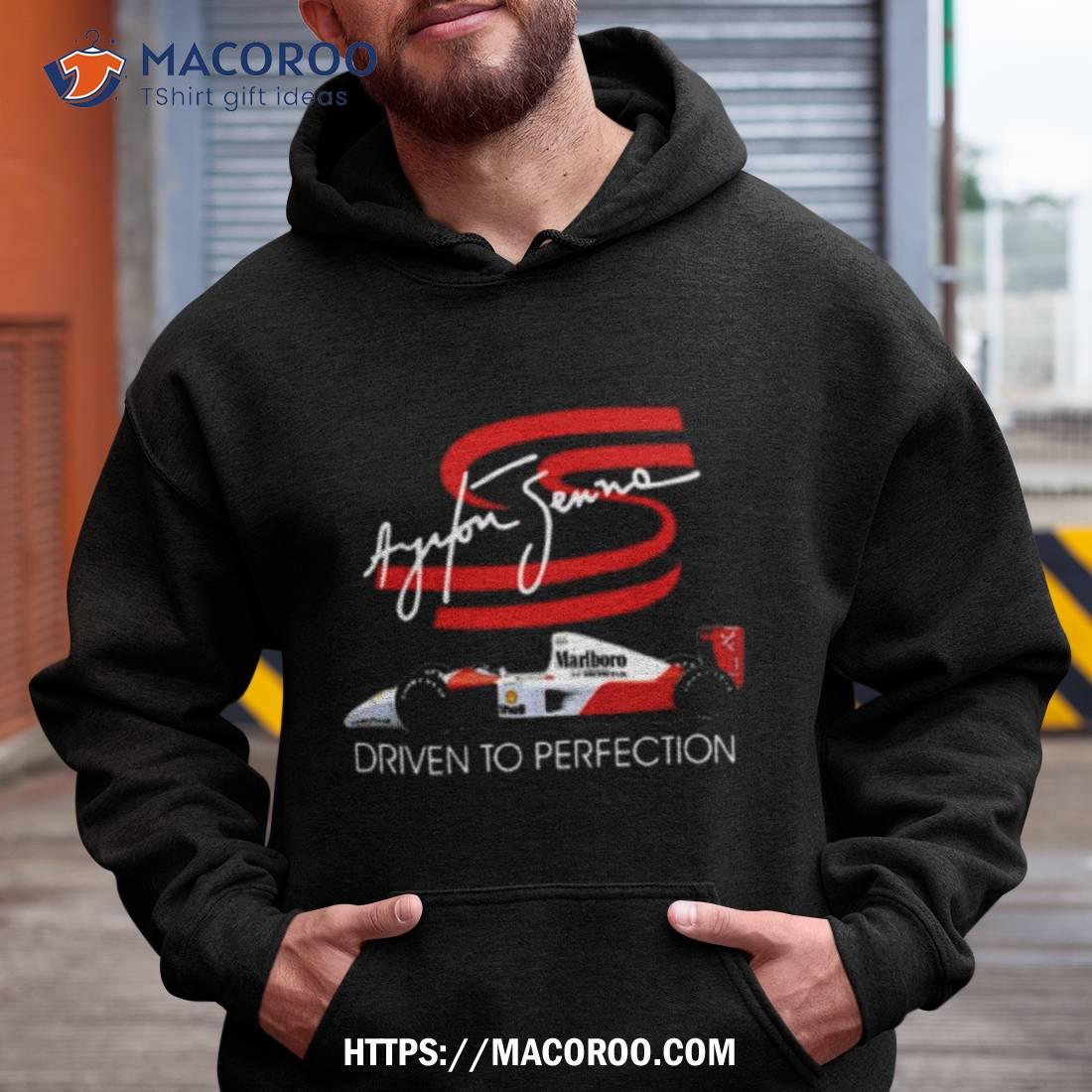 Ayrton Senna Driven To Perfection Signature Shirt Ayrton Senna Driven To Perfection Signature Shirt