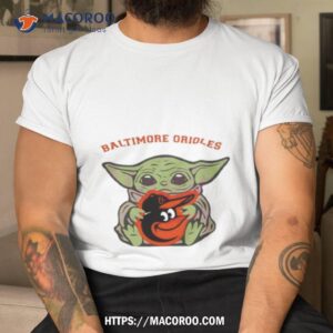 baby yoda hug logo baltimore orioles sport 2023 shirt tshirt