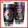 Back To School It Takes A Big Heart Shape Little Mind Teacher Hologram Stainless Steel Tumbler
