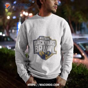 backyard brawl white core cotton legend shirt sweatshirt