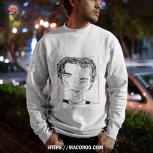 badlydrawncelebs badly drawn timothee chalameshirt sweatshirt