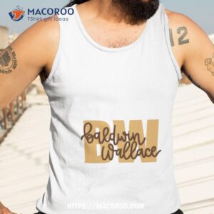 baldwin wallace university logo shirt tank top 3