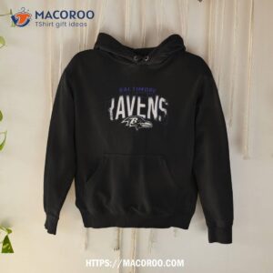 baltimore ravens fanatics branded smoke arch shirt hoodie