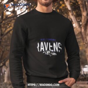 baltimore ravens fanatics branded smoke arch shirt sweatshirt
